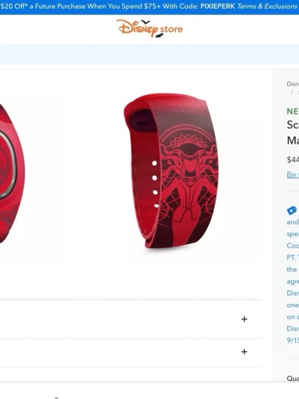 Disney Marvel MagicBand+ NEW